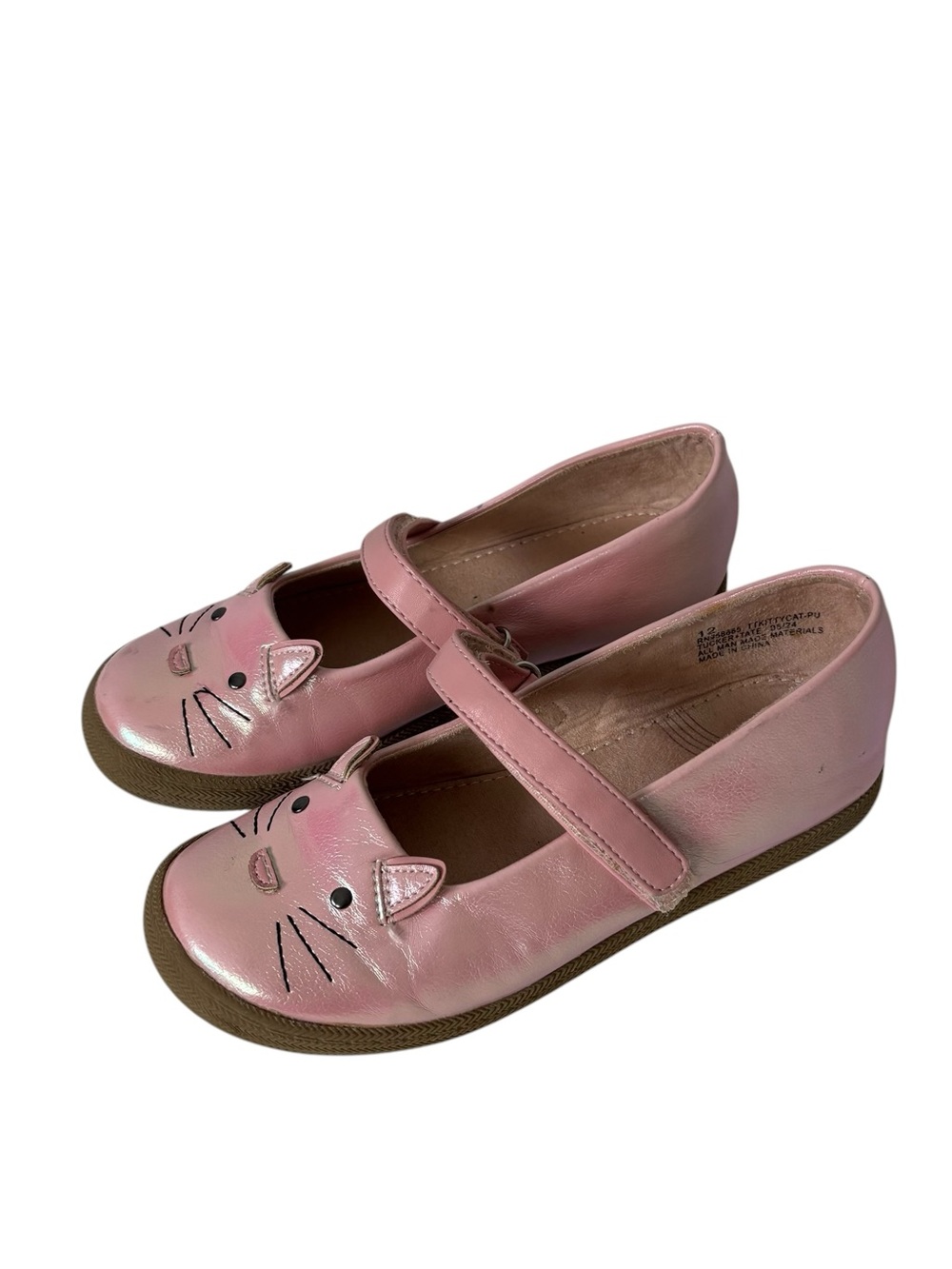 Tucker + Tate Kids' Kitty Cat Mary Janes Pink Metallic girls shoes size 12